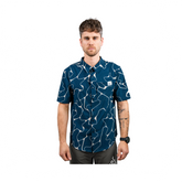 Tech Shirt Libe Mens Thanan SS - Blue Night - Genetik Sport