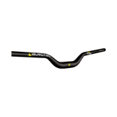 Handlebar Burgtec Ride High Josh Bryceland Signature Alloy 50mm Rise 35mm Clamp 800mm Width - Black - Genetik Sport