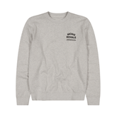 Crew Neck Mons Royale Womens Inversion Merino - Light Grey Heather - Genetik Sport