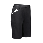 Shorts Mons Royale Womens Diversion Merino Trail Vert Lock Up - Black - Genetik Sport