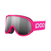 Goggles POC Pocito Retina Fluorescent Pink - Clarity Partly Sunny Silver - Genetik Sport