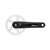 Crankset Race Face Turbine 170mm Length 136mm Spindle - Black - Genetik Sport