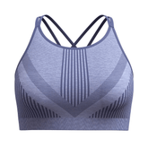 Sports Bra Smartwool Intraknit Strappy - Nightfall Blue Heather - Genetik Sport