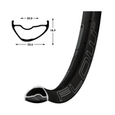 Rim Stan's No Tubes Flow MK4 29'' 32H - Black - Genetik Sport