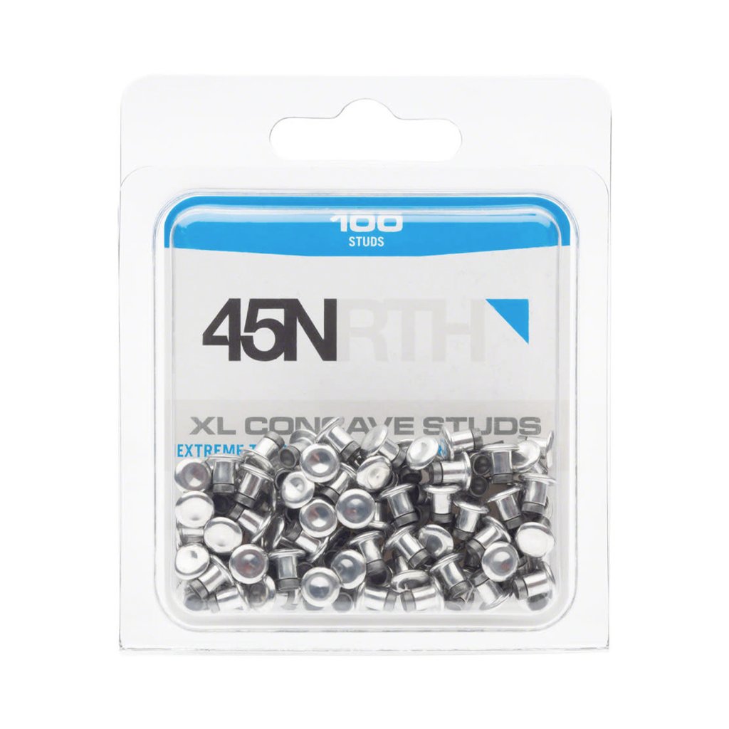 Studs 45NRTH XL Concave Carbide Aluminium (Pack of 100) - Genetik Sport