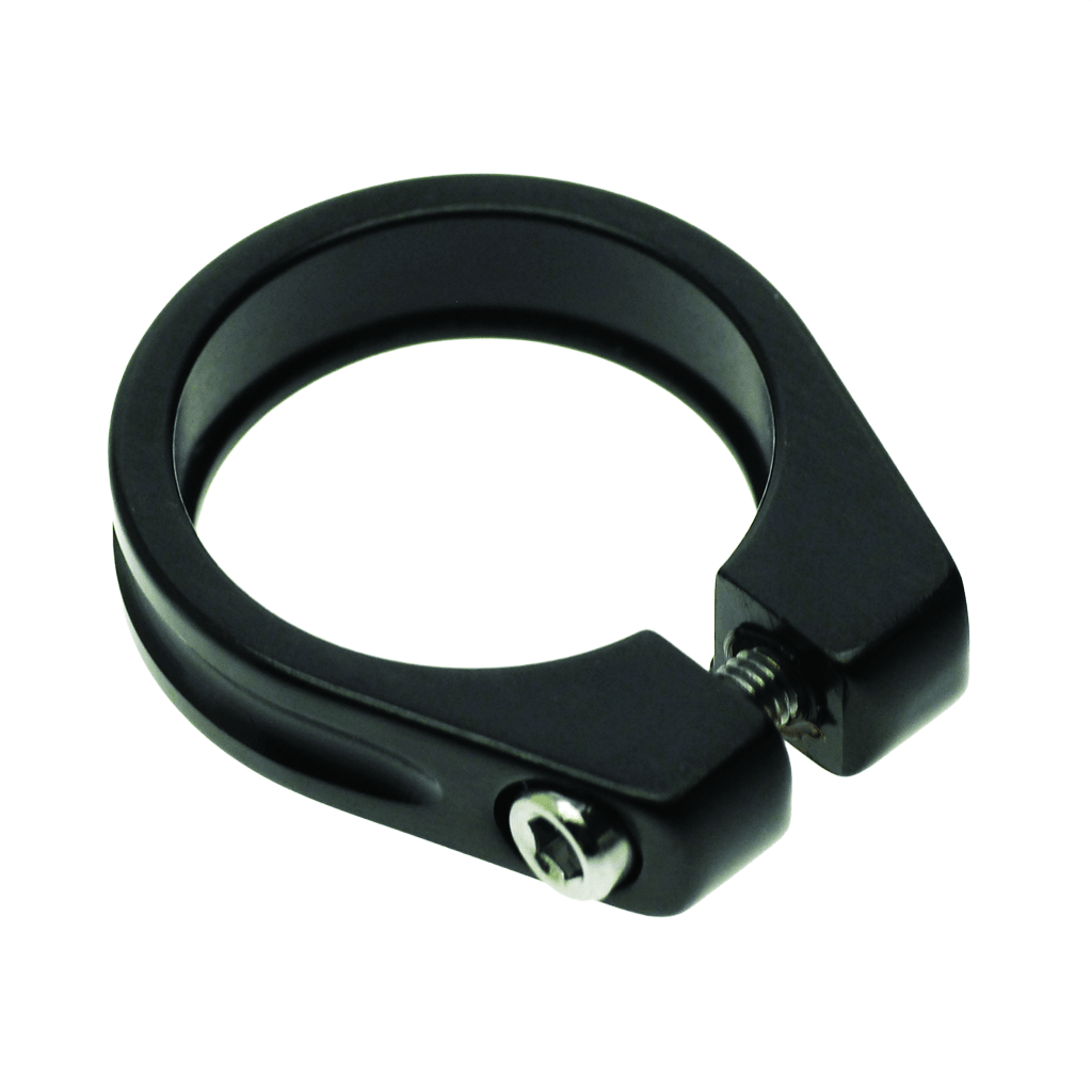 Seat Clamp 49N Alloy 34.9mm - Black - Genetik Sport