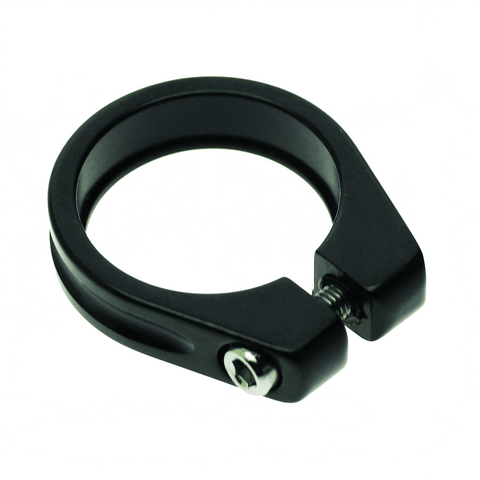 Seat Clamp 49N Alloy 34.9mm - Black - Genetik Sport