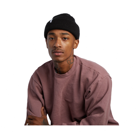 Beanie Coal Frena - Black - Genetik Sport