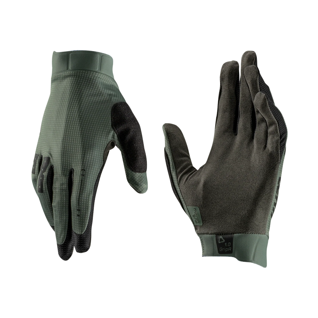Bike Gloves Leatt MTB 1.0 GripR - Mist Green - Genetik Sport