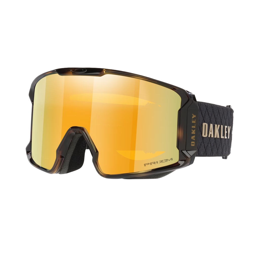 Goggles Oakley Line Miner L Brown Tortoise - Prizm Snow 24K - Genetik Sport