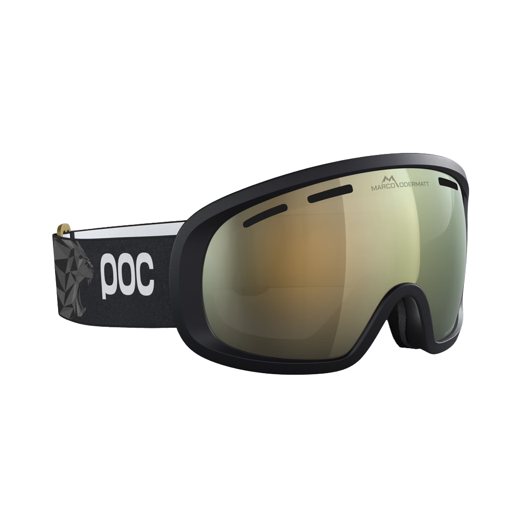 Goggles POC Fovea Mid Marco Odermatt Ed - Uranium Black/Podium Gold/Sunny Gold - Genetik Sport