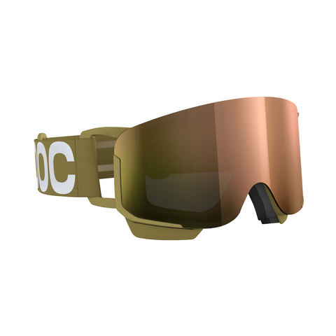 Goggles POC Nexal Mid - Olive Green/Partly Sunny Rose Gold - Genetik Sport
