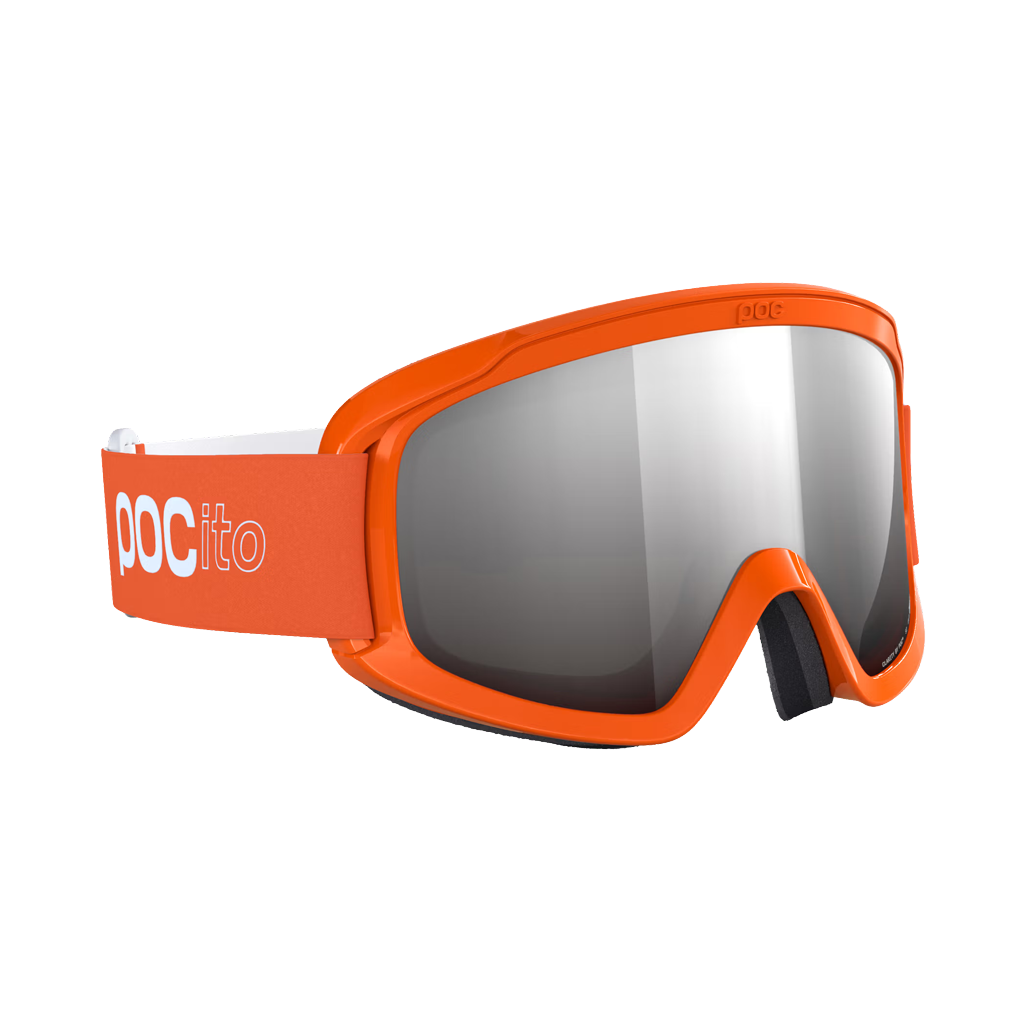 Goggles POC Youth POCito Opsin - Fluorescent Orange/Partly Sunny Silver - Genetik Sport