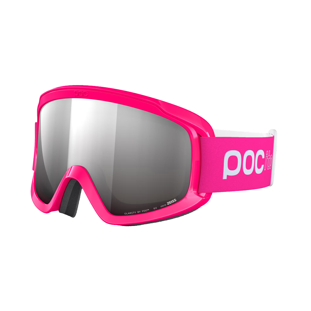 Goggles POC Youth POCito Opsin - Fluorescent Pink/Partly Sunny Silver - Genetik Sport