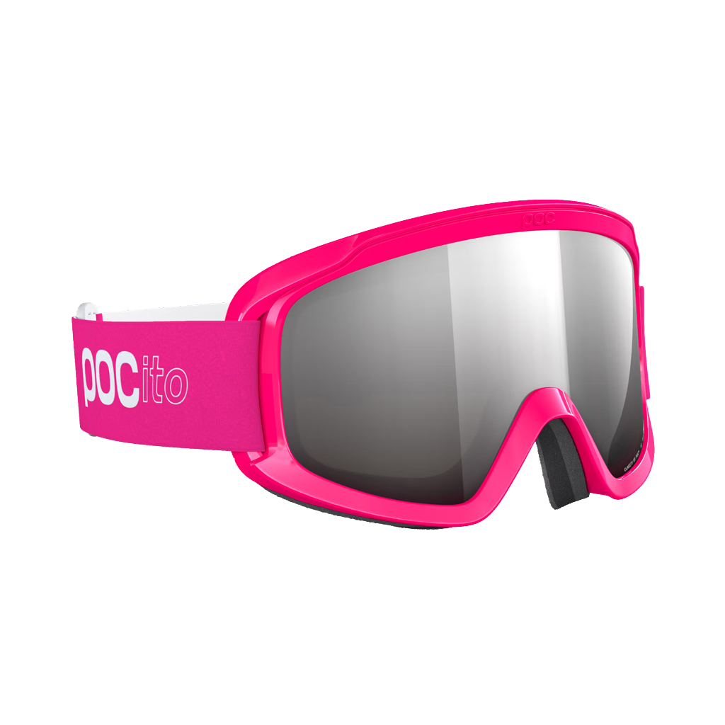 Goggles POC Youth POCito Opsin - Fluorescent Pink/Partly Sunny Silver - Genetik Sport