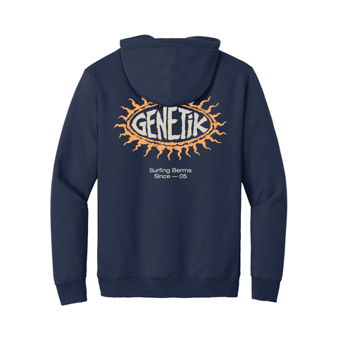 Hoodie Genetik Surfing Berms - Navy