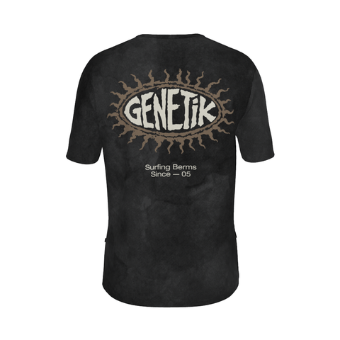 Jersey Genetik Surfing Berms - Charcoal Tie Dye