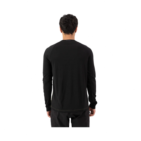 Jersey Mons Royale Mens Tarn Bike Wind Lock Up LS - Fern/Black - Genetik Sport