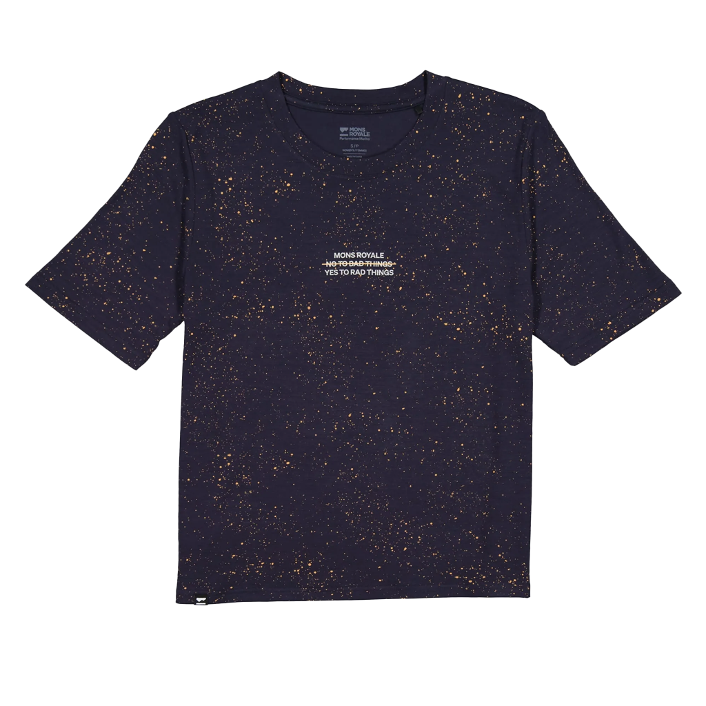 Jersey Mons Royale Womens Icon Merino SS Yes 2 Rad - Cosmic - Genetik Sport