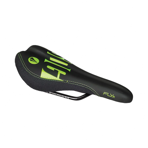 Saddle SDG Components Fly Jr - Black/Green - Genetik Sport