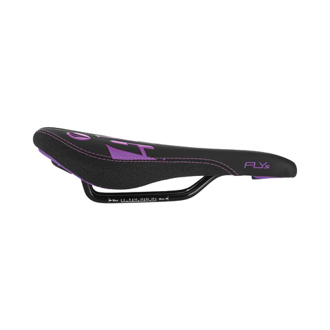Saddle SDG Components Fly Jr - Black/Purple - Genetik Sport