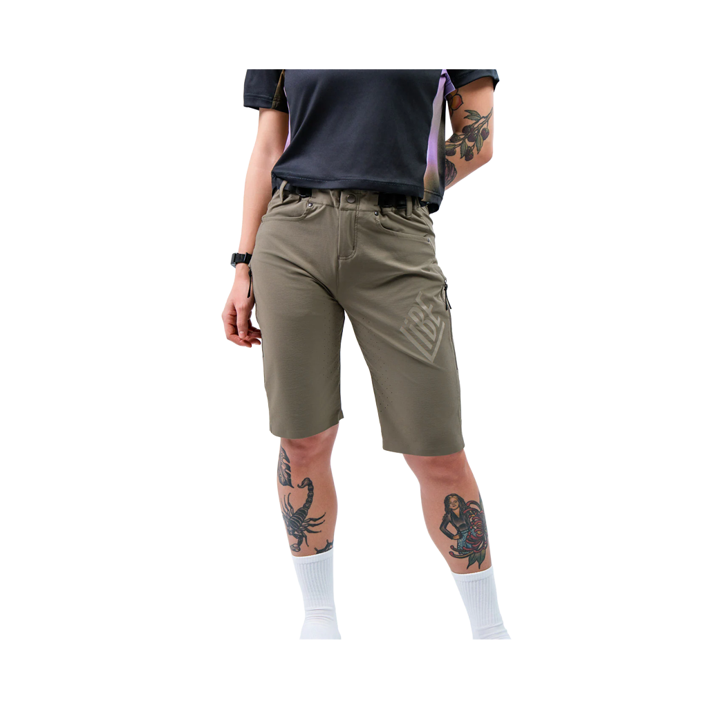 Shorts Libe Womens Rokk Short - Dark Grey - Genetik Sport