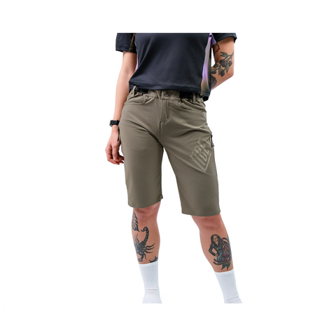Shorts Libe Womens Rokk Short - Dark Grey - Genetik Sport