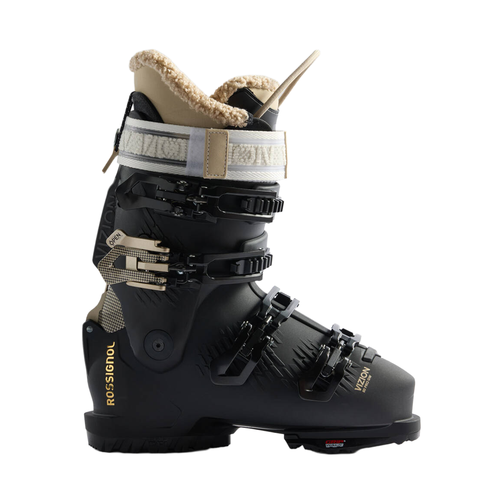 Ski Boots Rossignol Womens Vizion 4B 80 Pro GW - Black - Genetik Sport