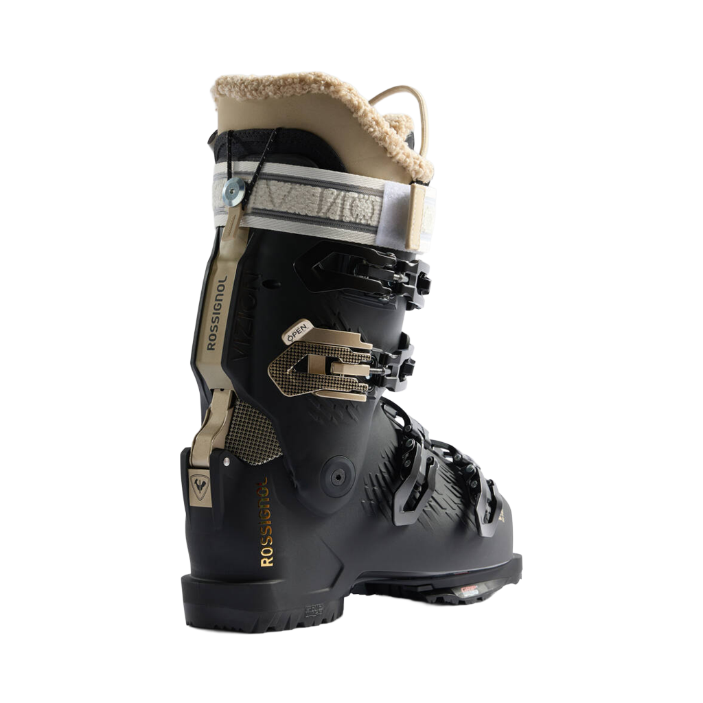 Ski Boots Rossignol Womens Vizion 4B 80 Pro GW - Black - Genetik Sport
