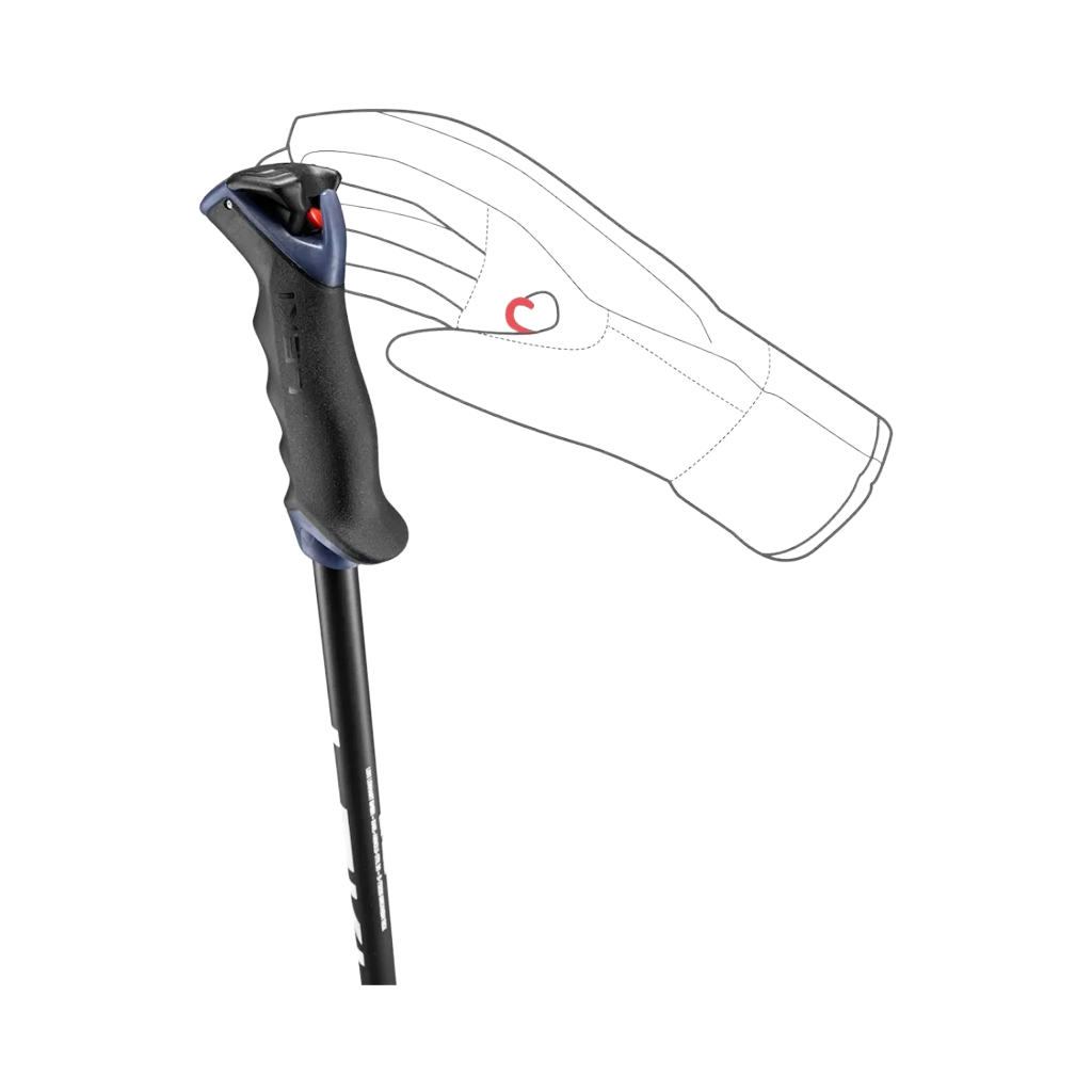 Ski Poles Leki Voltec Lite TR - Black/Anthracite - Genetik Sport