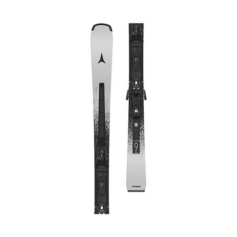 Skis Atomic Redster Q7.8 RVSK C + MI 12 GW Bindings - Bright Silver/Black - Genetik Sport