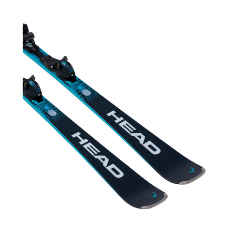 Skis Head WC Rebels e.XSR LYT-PR + PR 11 GW - White/Black - Genetik Sport