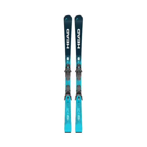 Skis Head WC Rebels e.XSR LYT-PR + PR 11 GW - White/Black - Genetik Sport