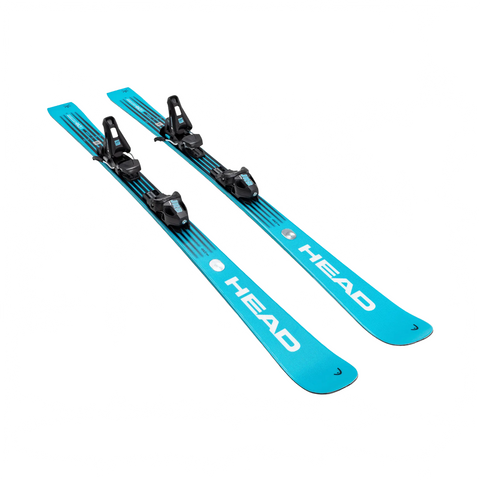 Skis Head WC e.Race Team SW + JRS 7.5 - Black/Blue - Genetik Sport
