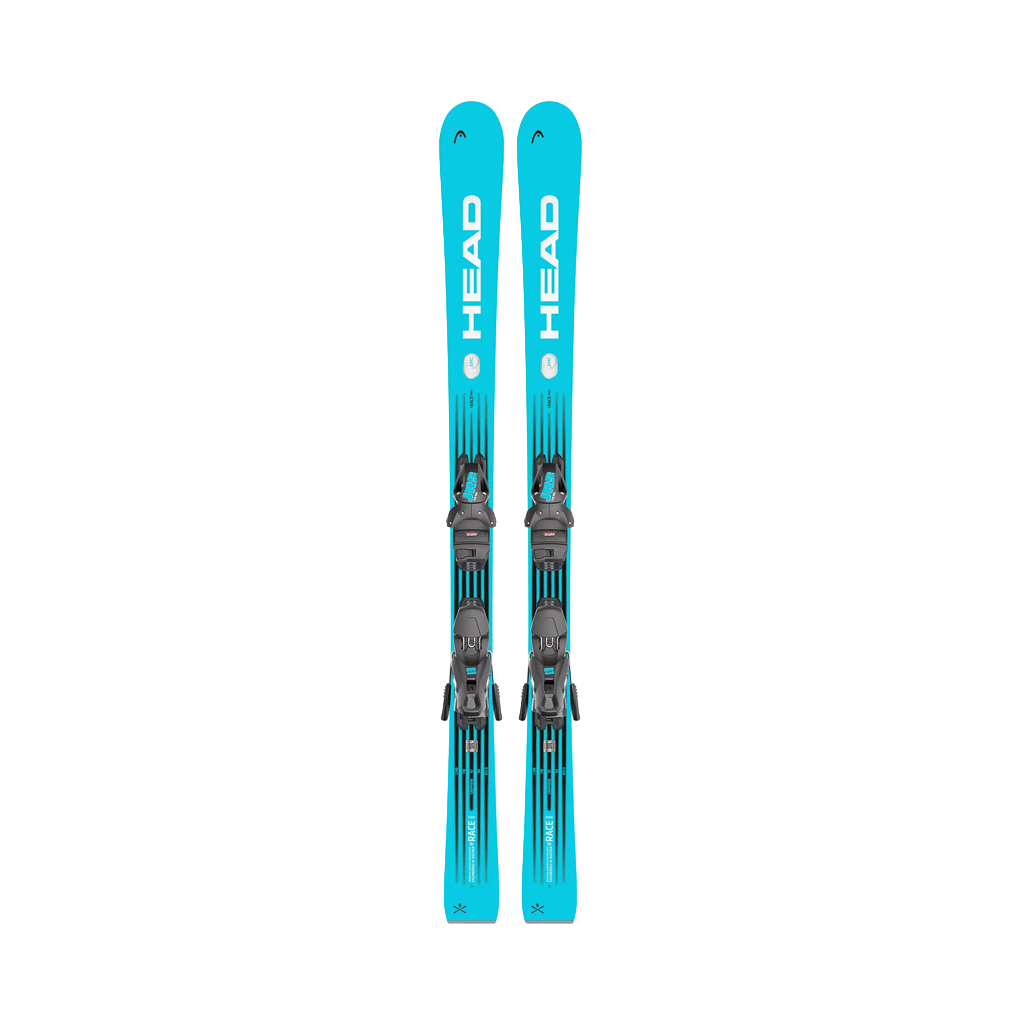 Skis Head WC e.Race Team SW + JRS 7.5 - Black/Blue - Genetik Sport
