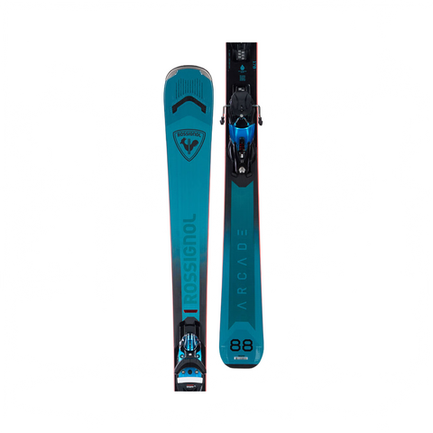 Skis Rossignol Arcade 88 K + SPX 12 B90 Blue Steel - Genetik Sport