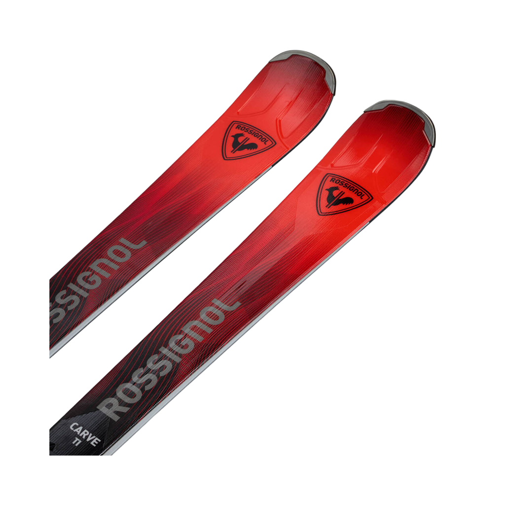 Skis Rossignol Hero Carve TI + NX 12 Konect GW B80 Silver Red - Genetik Sport