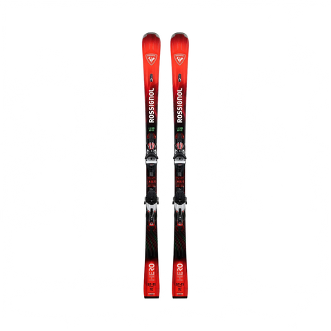 Skis Rossignol Hero Elite ST Ti Konect + SPX 14 K B80 - Silver Red - Genetik Sport