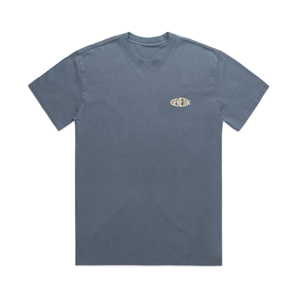 T-Shirt Genetik Surfing Berms - Faded Blue