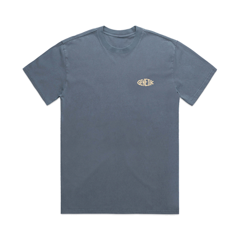 T-Shirt Genetik Surfing Berms - Faded Blue