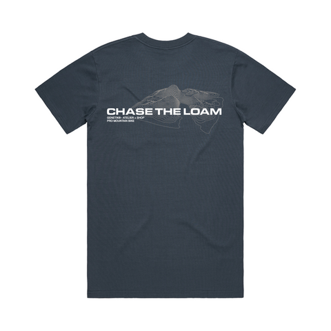 T-Shirt Genetik Chase The Loam - Petrol Blue