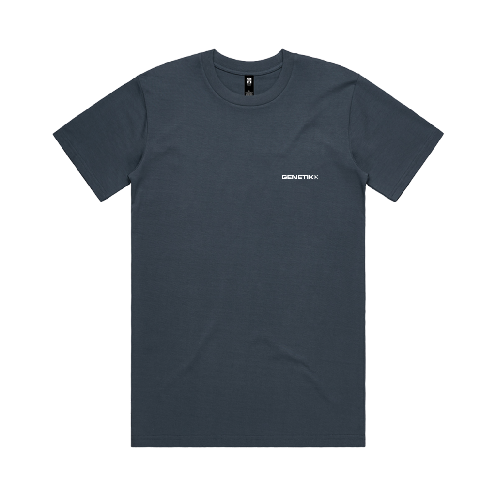 T-Shirt Genetik Chase The Loam - Petrol Blue