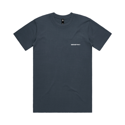T-Shirt Genetik Chase The Loam - Petrol Blue