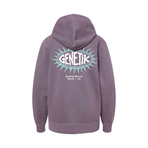 Youth Hoodie Genetik Surfing Berms - Faded Purple