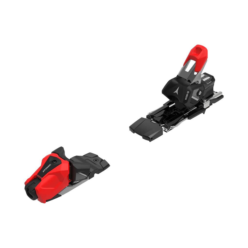 Bindings Atomic NY Icon 12 Brake 75mm - Red/Black - Genetik Sport