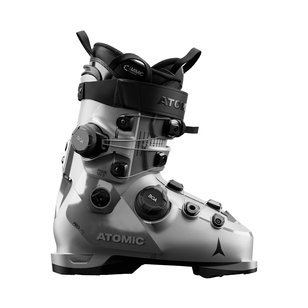Ski Boots Atomic Hawx Prime 120 S Dual BOA - Silver/Black - Genetik Sport