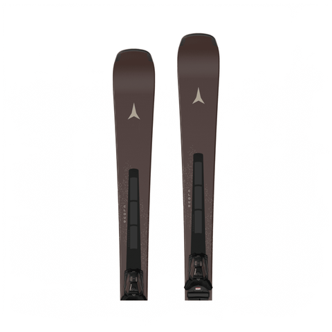 Skis Atomic Cloud Q12 RVSK C + M 10 GW Bindings - Loam - Genetik Sport