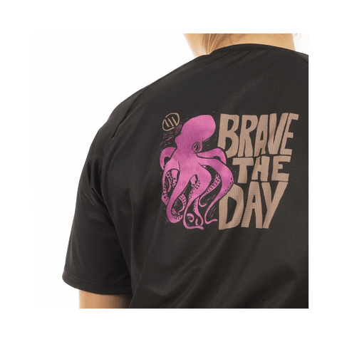 Jersey Brava Womens MTB Mesh SS - Black Octopus - Genetik Sport