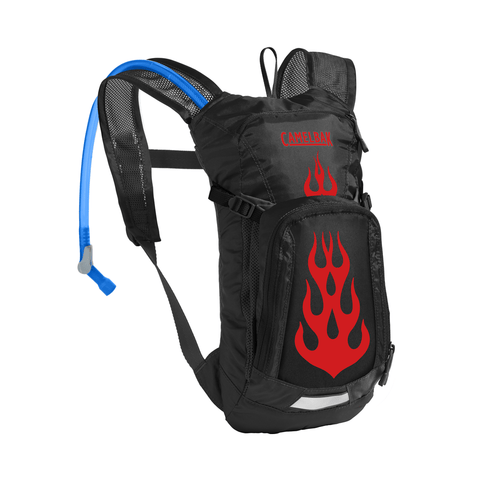 Hydration Bag Camelbak Mini M.U.L.E. V1 50oz - Black/Flames - Genetik Sport