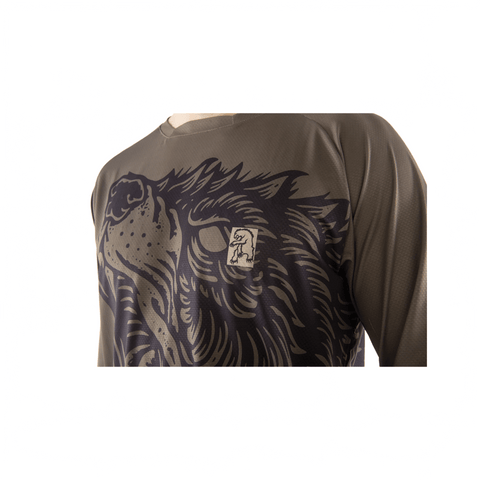 Jersey Chromag Mens Dominion LS - Creature Brown - Genetik Sport
